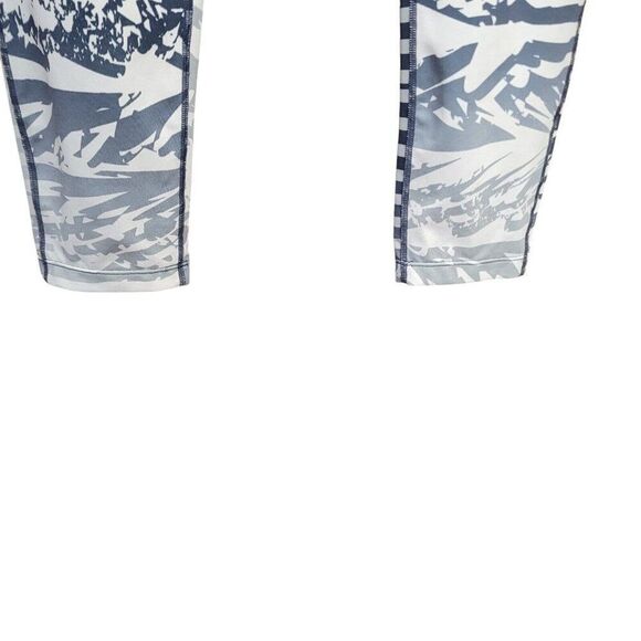 Power Essential Print Running Tight Capri Pure Platinum Palm 872810-043 Womens M - Picture 8 of 13